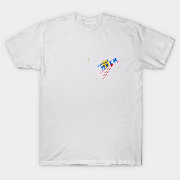 SPACE BEER! T-Shirt by corbeau